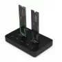 Dockingstation 2x M.2 NVMe+SATA SSD tot 10Gbps
