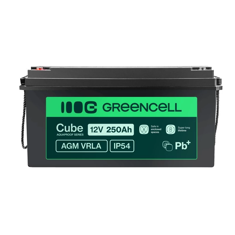 Accu AGM VRLA 12V 250Ah IP54