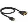 Videokabel-adapter DeLOCK 85651 0,5 m HDMI Type-A DVI zwart