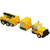 Voertuigset Popular Playthings Mix or Match Vehicles Construction zwart geel