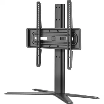 One For All tafelvoet tv-standaard SOLID – geschikt voor alle tv-typen van 32 tot 65 inch – lcd/led/plasma/oled/qled – zwenkbaar (90°) kantelbaar (15°) – in hoogte verstelbaar – VESA 60