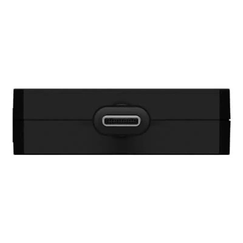 Linksys Belkin - videoadapter - USB-C (M) naar HD-15 (VGA), DVI-I, HDMI, DisplayPort (W) - 4K-ondersteuning - zwart (AVC003BTBK)