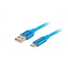 USB-A-naar-USB-C-kabel LANBERG CA-USBO-22CU-0005-BL, USB 2.0, 0,5 m, blauw, stekker–stekker