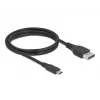 USB Type-C naar DisplayPort kabel DeLOCK 86040 8K 60 Hz 1,5 m
