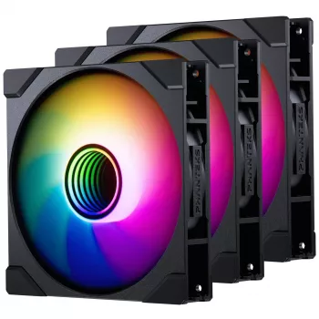 Behuizingsventilator PHANTEKS M25G2-140 D-RGB Reverse Blade 140mm 3-pack zwart