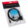 Akasa USB Type-C naar DVI-adapterkabel, zwart (AK-CBCA10-18BK)