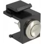 Kabelconnector Keystone DeLOCK 86402 LED zwart roestvrij staal