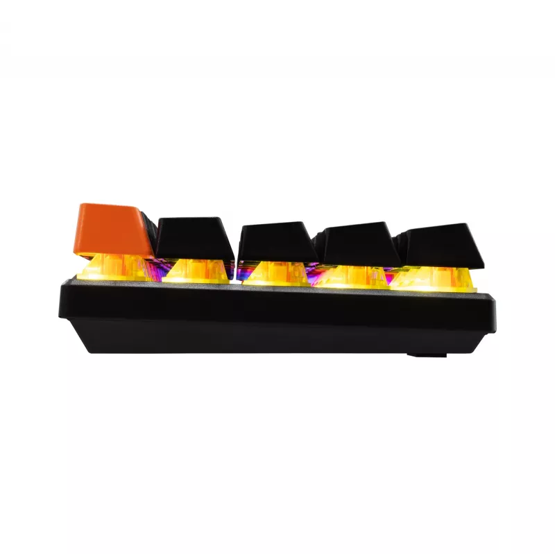 Mechanisch toetsenbord Baracuda Dolphin zwart US-layout met Red Switches
