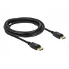 Delock - DisplayPort-kabel - DisplayPort (M) naar DisplayPort (M) - 3 m - vergrendeld - zwart