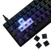 Mechanisch toetsenbord White Shark Shinobi-2 Blue Switch zwart US-layout