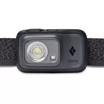Hoofdlamp-bandlamp Black Diamond Cosmo 350-R, 350 lm, IP67, USB oplaadbaar, 1500 mAh, rood