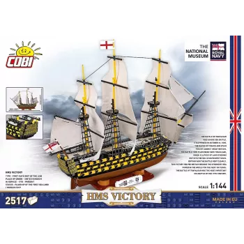 Bouwset Cobi HMS Victory — 2.517 onderdelen, gedetailleerd historisch zeilschipmodel