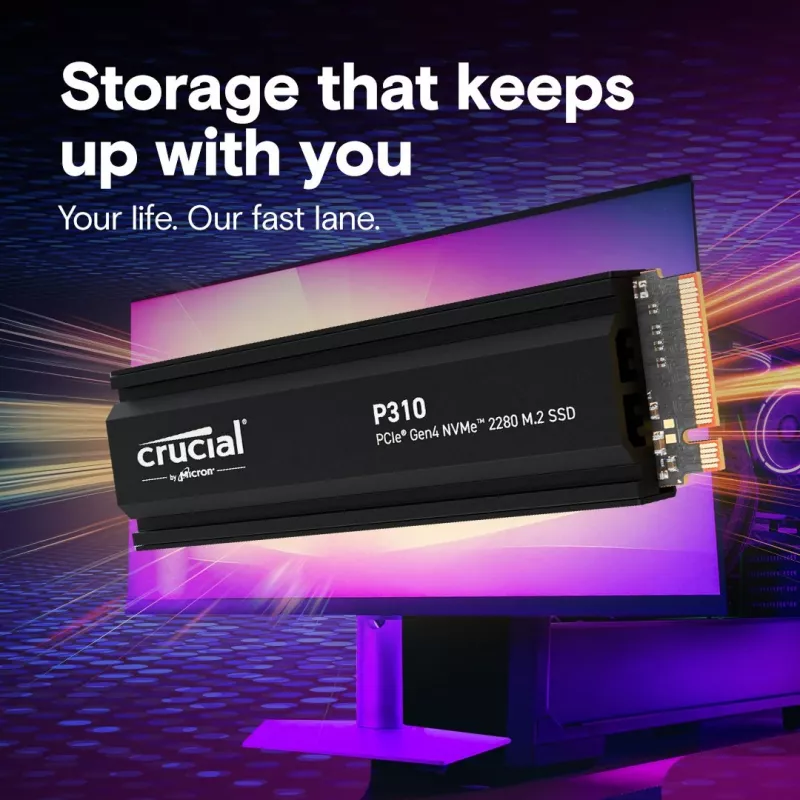 SSD Crucial 1 TB M.2 PCI Express 4.0 NVMe P310