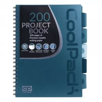 Spiraalschrift A4 Coolpack blauw