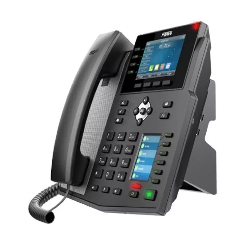 IP-telefoon Fanvil X5U zwart 16 lijnen LCD Wi-Fi bedraad handset