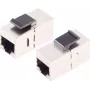 Keystone-module ShiverPeaks S/CONN 08-10010 plat zilver RJ-45 24 stuks
