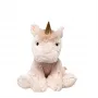 Pluchen knuffel TULILO mascotte Lily eenhoorn 30 cm — zachte stoffen knuffel, zittend ontwerp