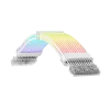 Gamemax voedingsverlengkabel VGA 3x8PIN-W, wit