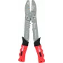 Krimpgereedschap KS Tools 115.1231, 220 mm – voor geïsoleerde en niet-geïsoleerde klemmen
