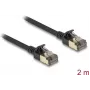 Netwerkkabel DeLOCK RJ45 Cat.8.1 2m zwart