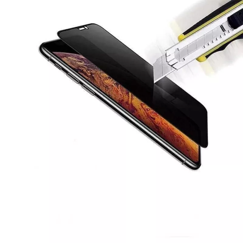 Gehard glas displayschermbescherming Devia Real Series voor iPhone XS Max 3D Full Screen zwart