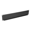 Rack-blindplaat Extralink Front Blank Panel 2U 19 inch zwart, stalen behuizing