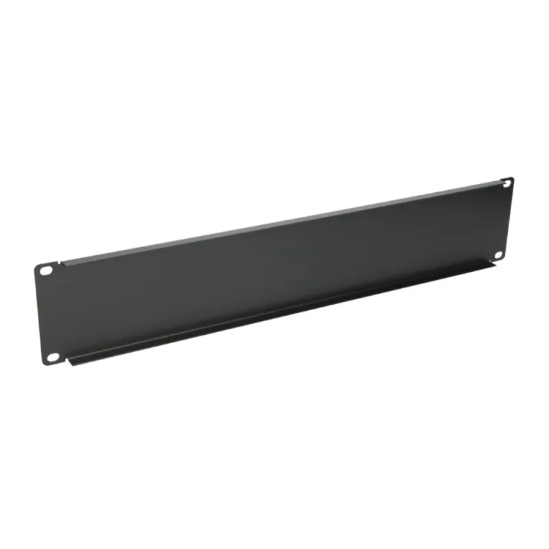 Rack-blindplaat Extralink Front Blank Panel 2U 19 inch zwart, stalen behuizing