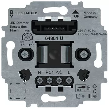 Busch-Jaeger LED tastdimmer-inzetstuk flex 64851 U (2CKA006500A0012)