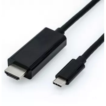 Videokabel-adapter USB Type-C HDMI zwart ROLINE 11.04.5840 1 m