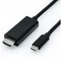 Videokabel-adapter USB Type-C HDMI zwart ROLINE 11.04.5840 1 m