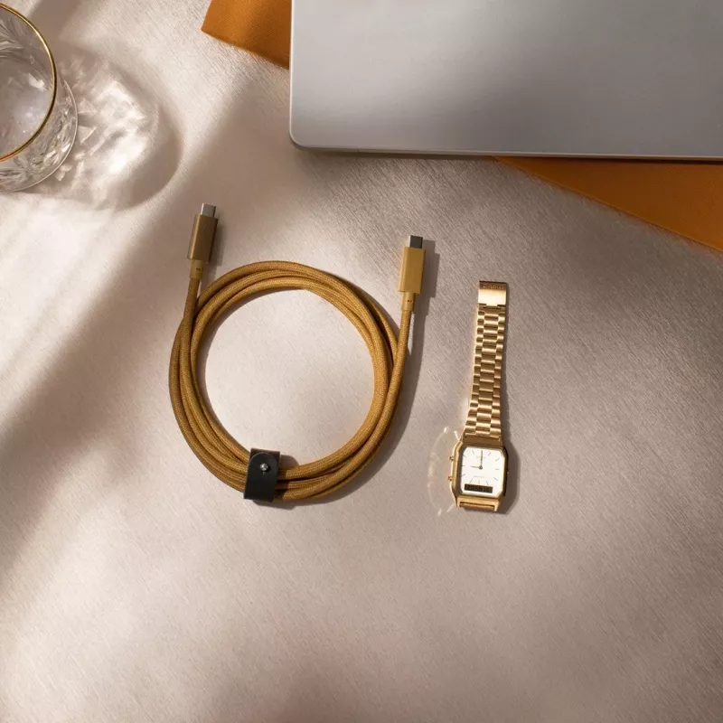 Kabel USB-C naar USB-C Native Union Belt Kabel Pro 240W, 2,4 m, USB 2.0, 0,48 Gbit/s, groen