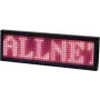 ALLNET naamplaatje elektronisch programmeerbaar serieel - kleur rood (ALLNTAGRv2)
