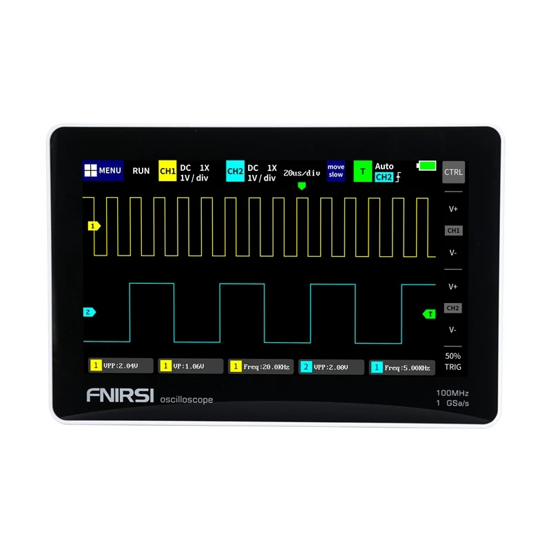 FNIRSI 1013D 7 draagbare tablet-oscilloscoop