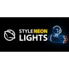 Decoratieve neonlamp MANTA SNL90MT Style Neon Lights — astronaut op raket motief