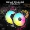 Ventilator Corsair RS140 ARGB 14 cm zwart 330-1700 RPM