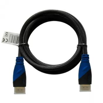 HDMI-kabel SAVIO CL-02 1.5 m — HDMI 1.4, 4096×2160, ARC, Ethernet, vergulde contacten