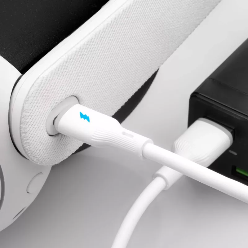 Akyga AK-USB-60 USB-A (M) naar USB-C (M)-kabel, USB 2.0, 1,8 m, siliconen