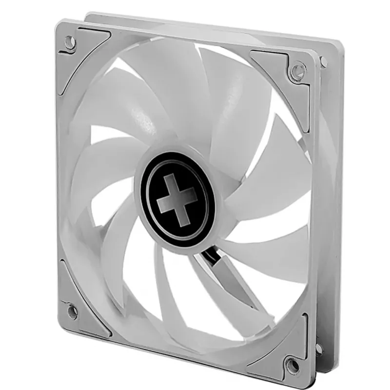 120-mm-behuizingsventilator XILENCE Performance A+ XF064 met fluïdumdynamisch lager, 500–1500 tpm, wit