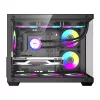 Computerbehuizing DarkFlash B275 PRO (zwart) met 6 voorgeïnstalleerde ventilatoren