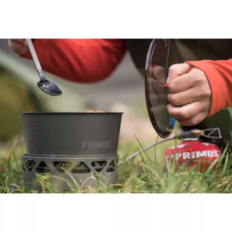 Pannenset Primus PrimeTech 1,3 L, aluminium, diameter 17,8 cm, hoogte 108 mm, gewicht 524 g
