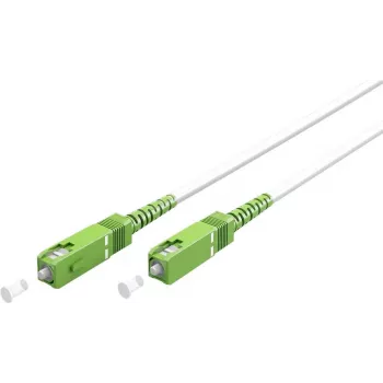 Goobay 59598 glasvezelkabel 10 m SC/APC FTTH OS2 wit (59598)