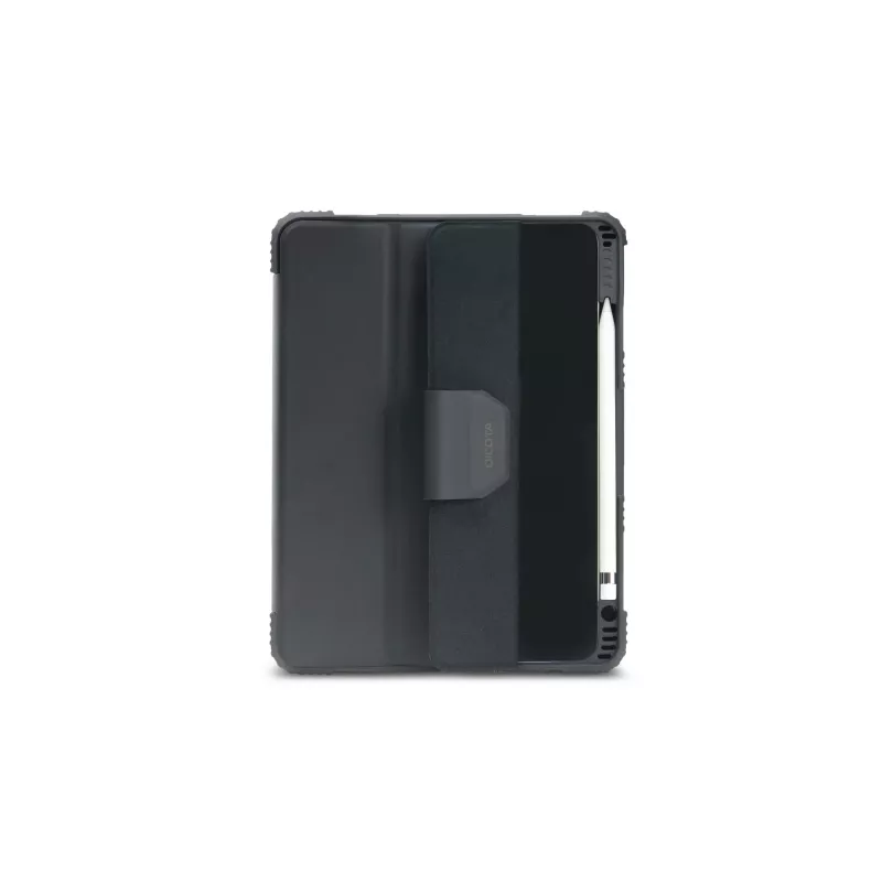 DICOTA Folio Case - fliphoes voor tablet - polycarbonaat, thermoplastisch polyurethaan (TPU), gerecycled polyethyleen - zwart - 10.9 - voor Apple 10.