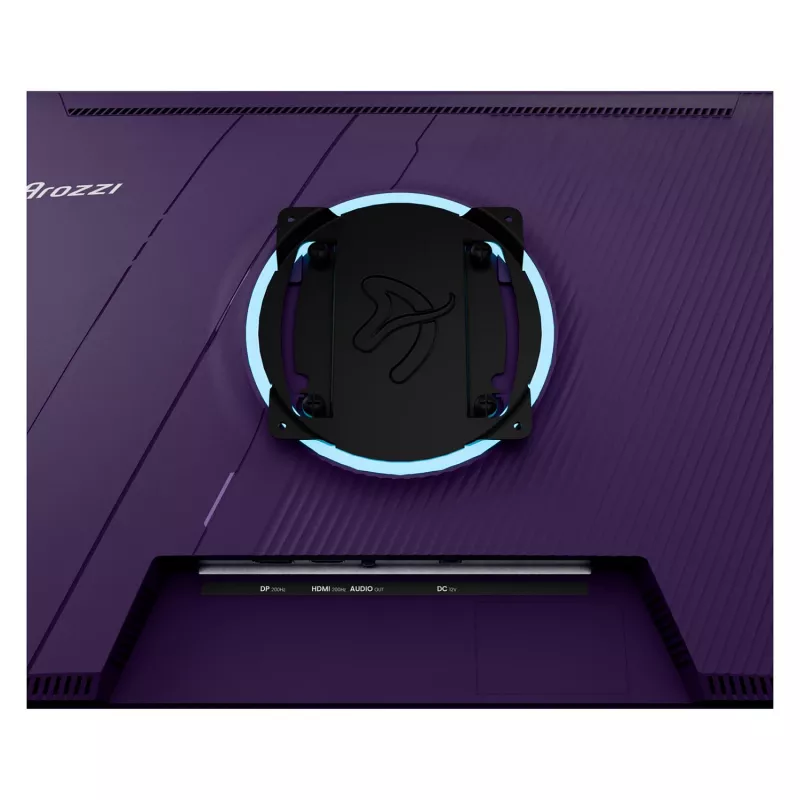 Monitor Arozzi Nova 24 inch (60,5 cm) Full HD 1920×1080 LED 1 ms 16:9 178° VESA paars met luidsprekers
