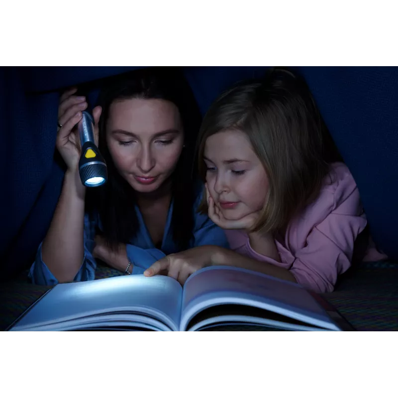 Handzaklamp Varta Day Light Multi LED F20 zwart zilver geel