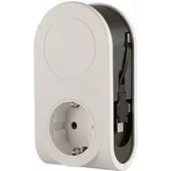 Netstekkeradapter REV 0020840103 zwart wit
