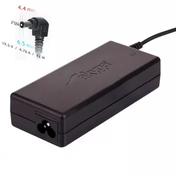 Akyga AK-ND-20 laptopvoeding voor Sony, 92 W, 19,5 V, 4,7 A, 6,5 x 4,4 mm + pin