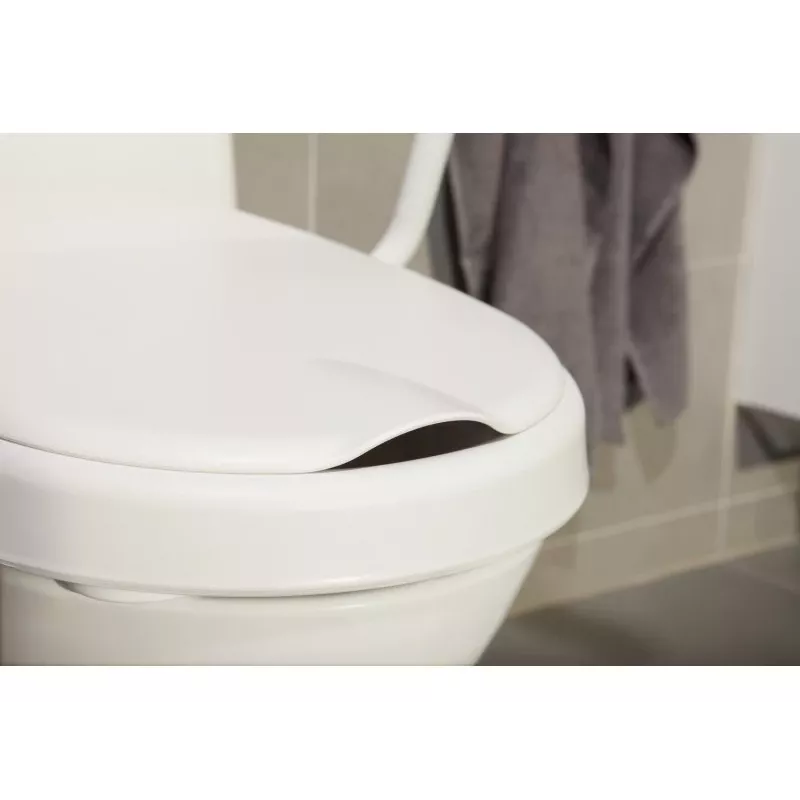 Etac Hi-Loo verhoogd toilet met deksel, 10 cm