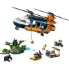 LEGO City 60437 Jungle Explorer-helikopter in basiskamp