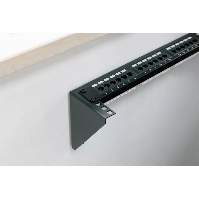Digitus 19 inch apparaat-wandmontagebeugel 2U zwart
