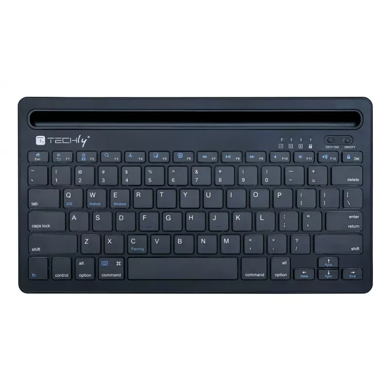 Techly ICTBK102U toetsenbord universeel Bluetooth QWERTY Engels zwart